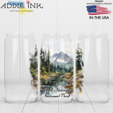 North Cascades National Park 16oz Libbey Beer Can Glass
