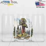 Sequoia National Park 16oz Libbey Beer Can Glass