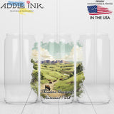 Theodore Roosevelt National Park 16oz Libbey Beer Can Glass