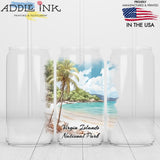 Virgin Islands National Park 16oz Libbey Beer Can Glass