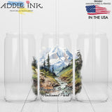 Wrangell-St Elias National Park 16oz Libbey Beer Can Glass