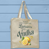 When Life Gives You Vodka Full Gusseted Organic Tote Bag
