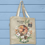 I love Fall Most of All Sleeping Fox & Pup Tote Bag - Unisex
