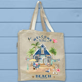 Welcome to Our Beach House Seagull Tote Bag - Unisex