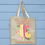 Tastes Like Summer Pink Lemonade Popsicle Tote Bag - Unisex