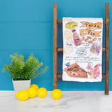 Pecan Pie Recipe Tea Towel – Southern Holiday Sweet