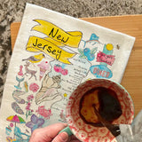 New Jersey Map Tea Towel – From Boardwalk to Brick City