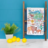 Oklahoma Map Tea Towel – Dust, Drive & Heartland
