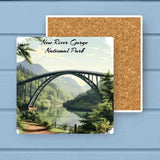 New River Gorge National Park Absorbant Stone Coaster
