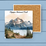 Olympic National Park Absorbant Stone Coaster