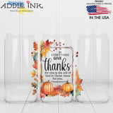 In Everything Give Thanks Autumn Frame Can Glass