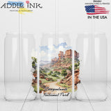 Canyonlands National Park 16oz Libbey Beer Can Glass