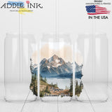 Olympic National Park 16oz Libbey Beer Can Glass