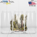 Redwood National Park 16oz Libbey Beer Can Glass