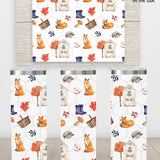 Cute Fall Fox 20oz Skinny Insulated Stainless Tumbler