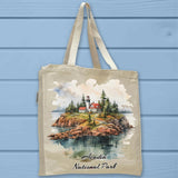 Acadia National Park Full Gusseted Organic Tote Bag