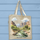 Big Bend National Park Full Gusseted Organic Tote Bag