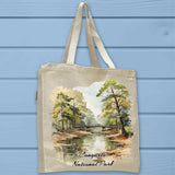 Congaree National Park Full Gusseted Organic Tote Bag