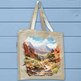 Kings Canyon National Park Full Gusseted Organic Tote Bag