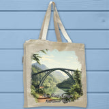 New River Gorge National Park Full Gusseted Organic Tote Bag