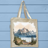 Olympic National Park Full Gusseted Organic Tote Bag