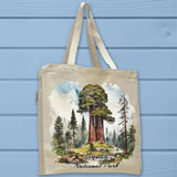 Sequoia National Park Full Gusseted Organic Tote Bag