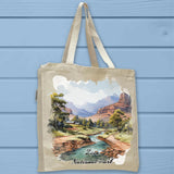 Zion National Park Full Gusseted Organic Tote Bag