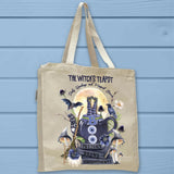 Witch's Teapot Potions & Brews Halloween Tote Bag - Unisex