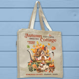 Teapot Autumn Cottage Farmhouse Tote Bag - Unisex