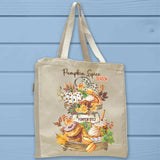 Tea Party Tiered Tray Pumpkin Spice Season Tote Bag - Unisex