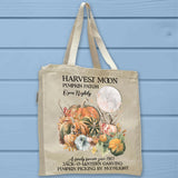 Black Cat Halloween Harvest Moon Tote Bag - Unisex