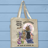 Black Cat Approved Spellbooks Halloween Tote Bag - Unisex