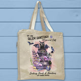 Black Cat Salem Sanctuary Halloween Tote Bag - Unisex