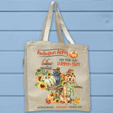 Autumn Acres Dog Cat Pumpkin Farm Rustic Tote Bag - Unisex