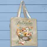 Autumn Pumpkin Harvest Modern Farmhouse Tote Bag - Unisex