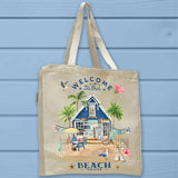 Welcome to Our Beach House Seagull Tote Bag - Unisex