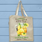 Vintage Homemade Lemon & Mint Iced Tea Tote Bag - Unisex