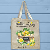 Organic Farm Fresh Lemonade Lemon Basket Tote Bag - Unisex