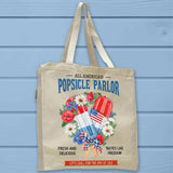 Patriotic 4th of July Popsicle Parlor Tote Bag - Unisex