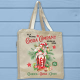 Elf Chocolate Cocoa Compnay Christmas Tote Bag - Unisex