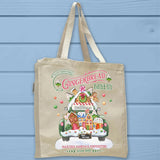 Gingerbread House Pickup Truck Winter Tote Bag - Unisex