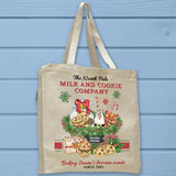 Santa's Milk & Cookie Company Christmas Tote Bag - Unisex