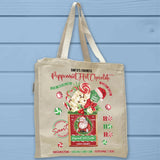 Santa's Peppermint Hot Cocoa Christmae Tote Bag - Unisex