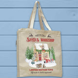 North Pole Santa's Workshop Christmas Tote Bag - Unisex