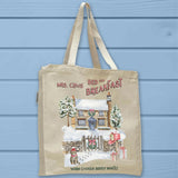 Mrs Claus' Bed & Breakfast Christmas Tote Bag - Unisex