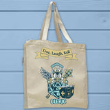 Cleric D20 Fantasy RPG Full Gusseted Organic Tote Bag