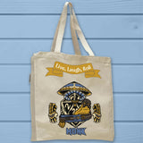 Monk D20 Fantasy RPG Full Gusseted Organic Tote Bag