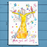 Angel of Joy Tea Towel – Holiday Spirit Gift – Avery's Home