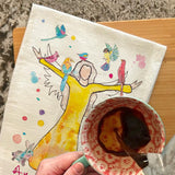 Angel of Joy Tea Towel – Holiday Spirit Gift – Avery's Home