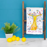 Angel of Joy Tea Towel – Holiday Spirit Gift – Avery's Home